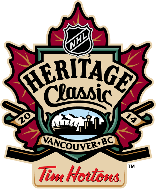 NHL Heritage Classic 2014 Sponsored Logo iron on transfers for clothing